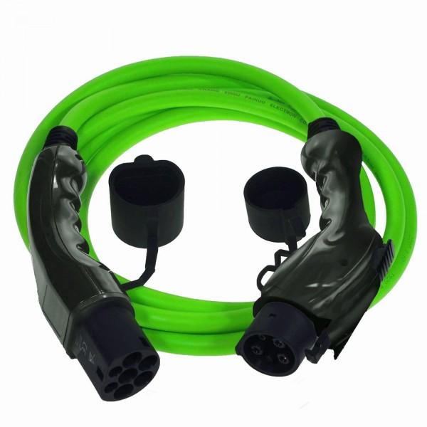 Green Type 1 EV Charge Lead